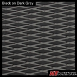 Cut Diamond Groove -2 Tone - Black on Dark Gray