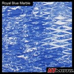 Cut Diamond Groove - Royal Blue Marble