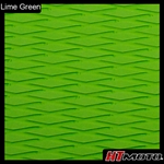 Cut Diamond Groove - Lime Green